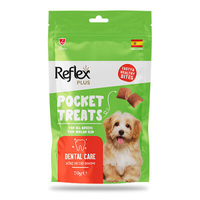 Reflex Plus Pocket Treats Ağız ve Diş Sağlığı İçin Köpek Ödül Maması 70 Gr - 1