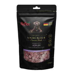 Reflex Snackies Natural Kuzu Etli Küp Tahılsız Köpek Ödülü 80 gr - Reflex