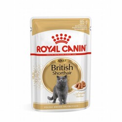 Royal Canin British Shorthair Adult Pouch Yetişkin Kedi Konservesi 6 Adet 85 Gr - Royal Canin