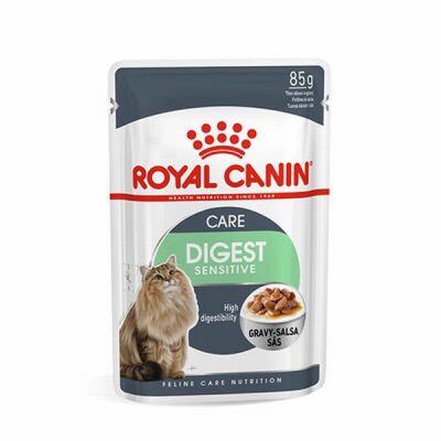Royal Canin Digest Sensitive Gravy Pouch Yetişkin Kedi Konservesi 12 Adet 85 Gr - 1