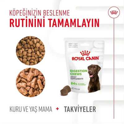 Royal Canin Digestion Chews Sindirim Sağlığını Destekleyen Köpek Ödül Maması 160 Gr - 3