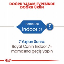 Royal Canin Indoor 27 Evde Yaşayan Yetişkin Kedi Maması 400 Gr - 2