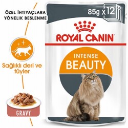Royal Canin Intense Beauty Gravy Pouch Yetişkin Kedi Konservesi 12 Adet 85 Gr - 3