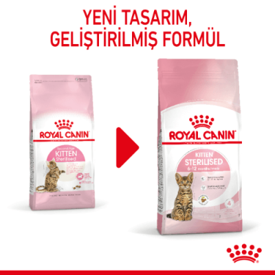 Royal Canin Kitten Sterilised Kısırlaştırılmış Yavru Kedi Maması 2 Kg - 2