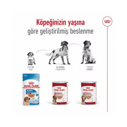 Royal Canin Loaf Mousse Orta Irk Ezme Yetişkin Köpek Konservesi 6 Adet 410 Gr - 3