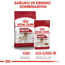 Royal Canin Medium Adult Gravy Yetişkin Köpek Konservesi 10 Adet 140 Gr - 2