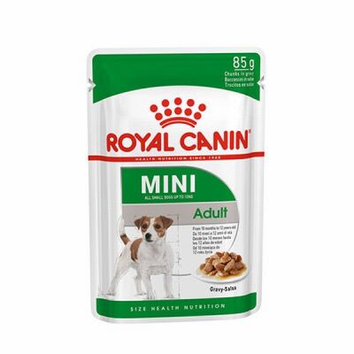 Royal Canin Mini Adult Pouch Yetişkin Köpek Konservesi 12 Adet 85 Gr - 1
