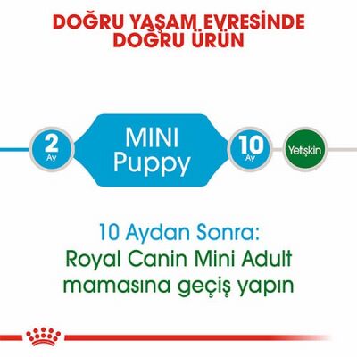 Royal Canin Mini Puppy Küçük Irk Yavru Köpek Maması 2 Kg+2 Adet Pouch Hediye - 2
