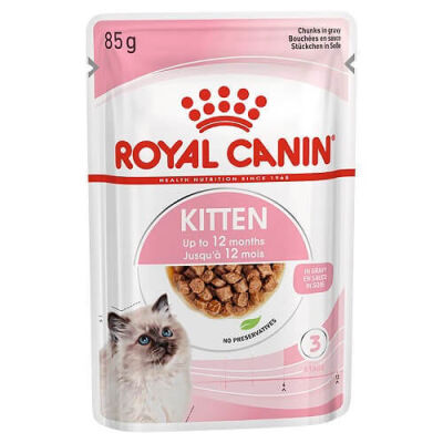 Royal Canin Pouch Kitten Gravy Yavru Kedi Konservesi 12 Adet 85 Gr - 1