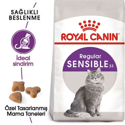 Royal Canin Sensible 33 Hassas Sindirim Sistemi Destekleyici Yetişkin Kedi Maması 10 Kg - 2