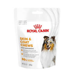 Royal Canin Skin Coat Chews Deri ve Tüy Sağlığını Destekleyen Yetişkin Köpek Ödül Maması 240 Gr - Royal Canin