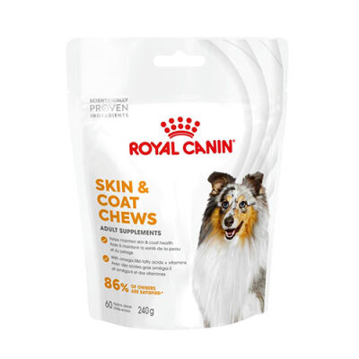 Royal Canin Skin Coat Chews Deri ve Tüy Sağlığını Destekleyen Yetişkin Köpek Ödül Maması 240 Gr - 1