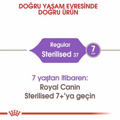 Royal Canin Sterilised 37 Kısırlaştırılmış Kedi Maması 4 Kg - 2