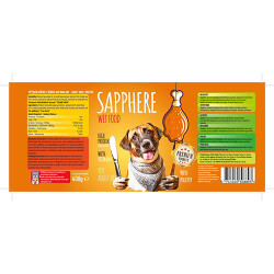 Sapphere Kümes Hayvanlı Yetişkin Köpek Konservesi 24 Adet 400 Gr - 3