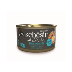 Schesir After Dark Pate Tavuk Etli ve Bıldırcın Yumurtalı Tahılsız Yetişkin Kedi Konservesi 12 Adet 80 Gr - Schesir