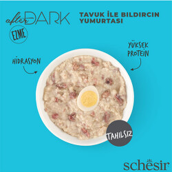 Schesir After Dark Pate Tavuk Etli ve Bıldırcın Yumurtalı Tahılsız Yetişkin Kedi Konservesi 12 Adet 80 Gr - 3