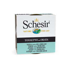 Schesir Jelly Ton Balıklı ve Çipuralı Yetişkin Kedi Konservesi 85 Gr - Schesir