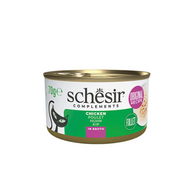 Schesir Jelly Ton ve Orfoz Balıklı Yetişkin Kedi Konservesi 70 Gr - 1