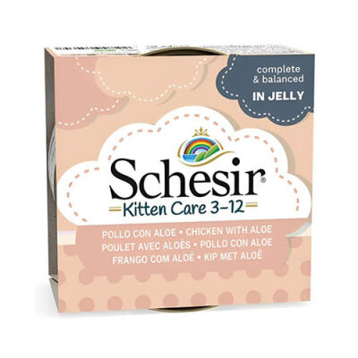 Schesir Tavuklu ve Aloe Veralı Yavru Kedi Konservesi 85 Gr - 1