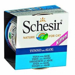Schesir Ton Balıklı ve Aloe Veralı Yavru Kedi Konservesi 6 Adet 85 Gr - Schesir