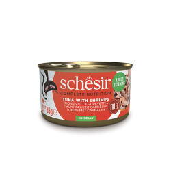 Schesir Ton Balıklı ve Karidesli Jelly Yetişkin Kedi Konservesi 85 Gr - 2