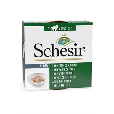 Schesir Ton Balıklı ve Tavuklu Jelly Yetişkin Kedi Konservesi 85 Gr - 2