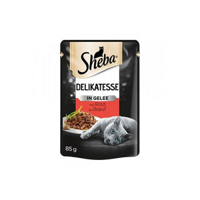 Sheba Pouch Sığır Etli Yetişkin Kedi Konservesi 85 Gr - 1