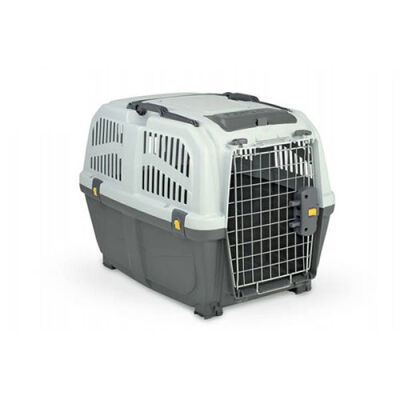 Skudo-6 Iata Tekerleksiz Plastik Kedi ve Köpek Taşıma Kafesi 92x63x70 Cm - 1