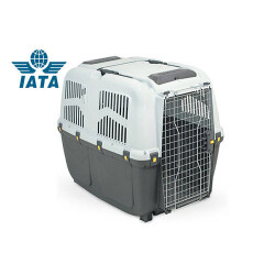 Skudo -7 Iata Tekerleksiz Plastik Kedi ve Köpek Taşıma Kafesi 105x73x76 Cm - Skudo