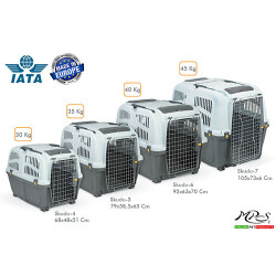 Skudo -7 Iata Tekerleksiz Plastik Kedi ve Köpek Taşıma Kafesi 105x73x76 Cm - 2