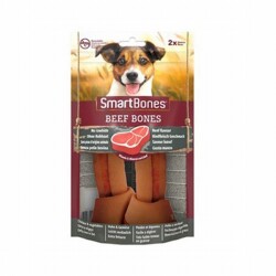 SmartBones Sığır Etli Medium Düğüm Kemik Köpek Ödülü 2'li 158 Gr - Smart Bones