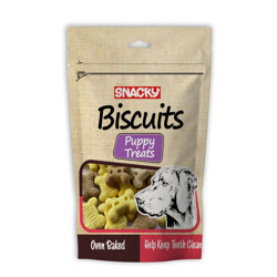 Snacky Biscuits Puppy Treats Yavru Köpek Ödül Bisküvisi 200 gr - Snacky