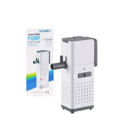 Sobo AQ-500F Yeni Nesil Akvaryum İç Filtre 6 W 500 Lt/h - 1