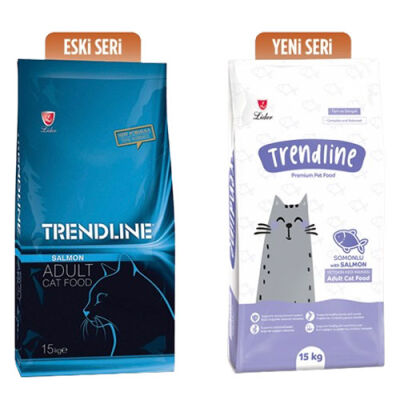 Trendline Somonlu Yetişkin Kedi Maması 15 Kg - 1