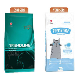Trendline Tavuklu ve Pirinçli Kısırlaştırılmış Kedi Maması 15 Kg - Trendline