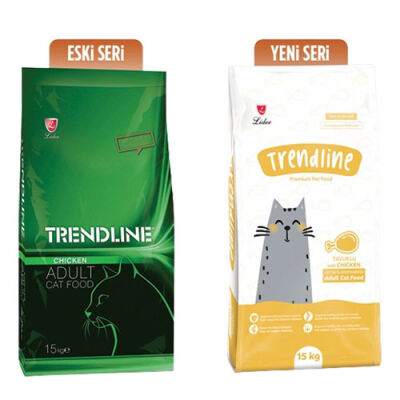 Trendline Tavuklu Yetişkin Kedi Maması 15 Kg - 1