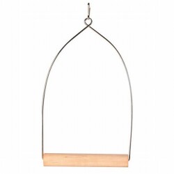 Trixie Ahşap Metal Askılı Kuş Tüneği 10,5x22,5 Cm - Trixie