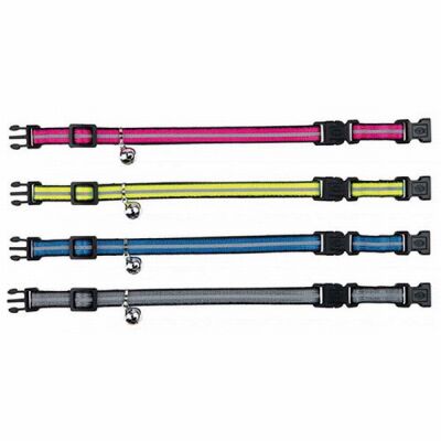 Trixie Çift Kilitli Fosforlu Zilli Kedi Boyun Tasması - 1