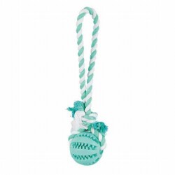 Trixie Dental İpli Top Köpek Oyuncağı 24 Cm - Trixie