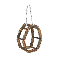 Trixie Doğal Ahşap Paraket Tüneği 11x17x11 Cm - Trixie