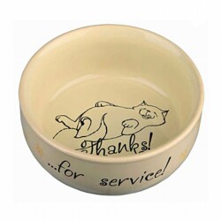 Trixie For Service Kedi Seramik Mama Su Kabı 0,3 Lt 11 Cm - Trixie