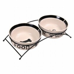 Trixie İkili Seramik Köpek Mama ve Su Kabı Seti 2x2,6 Lt - Trixie