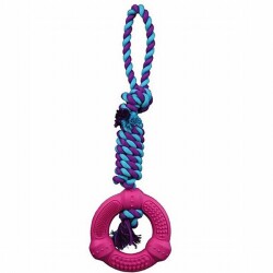 Trixie İpli Kauçuk Köpek Oyuncağı 12x41 Cm - Trixie
