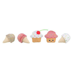 Trixie Kedi Otlu Dondurma Peluş Kedi Oyuncağı 7 Cm - Trixie
