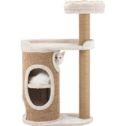 Trixie Kedi Tırmalama ve Oyun Evi 117 Cm Açık Gri Kahverengi - 1