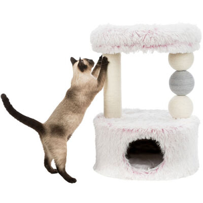Trixie Kedi Tırmalaması ve Yatağı Beyaz Pembe 73 Cm - 2