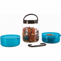 Trixie Kedi ve Köpek Seyahat Seti 2 Kap+1 Plastik Kavanoz 0,75 Lt - 2