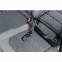 Trixie Köpek Emniyet Kemeri Bağlantı Kayışı Karabinalı Siyah 38 mm 30 Cm - 2