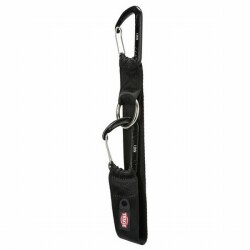 Trixie Köpek Emniyet Kemeri Bağlantı Kayışı Karabinalı Siyah 38 mm 30 Cm - 1