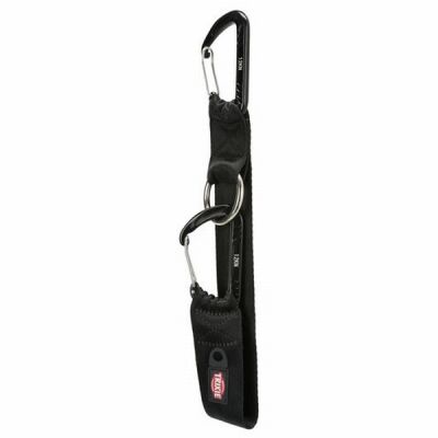 Trixie Köpek Emniyet Kemeri Bağlantı Kayışı Karabinalı Siyah 38 mm 30 Cm - 1